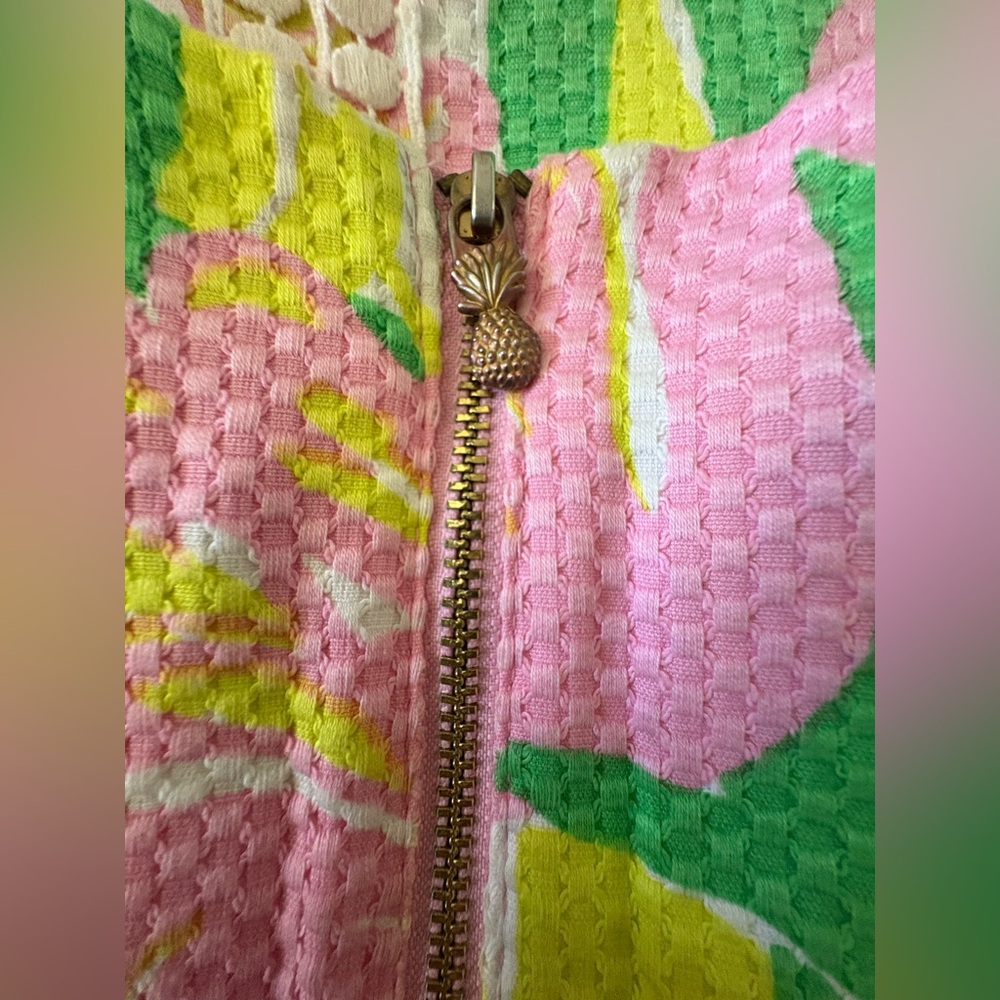 Lilly Pulitzer Pink and Yellow Floral Maxi Dress - Picture 4 of 5